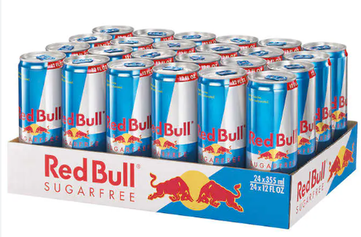 RedBull 24pk 8.4oz Sugar Free Box (611269122114)