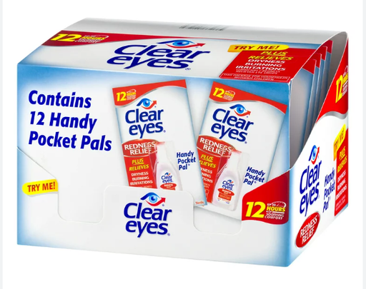 CLEAR EYES 12PK BOX-(300742541282) UNIT-(6781122541187)