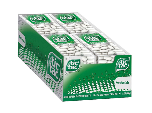 Tic Tac Freshmint, 12 pk./1 oz. (009800057719) UNIT (009800007615)