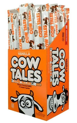 COWTALES ORIGINAL CARAMEL 36PK BOX-(070622801019) UNIT-(070622431018)