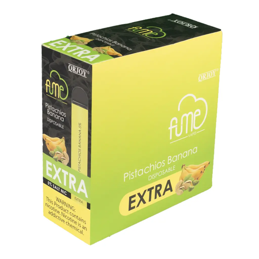 FumeExtra 10pk 5% 1.5k Pistachios Banana Box (6973304117351)