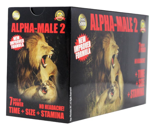 ALPHA MALE 2 30CT BOX-(784672906197) UNIT-(784672906180)