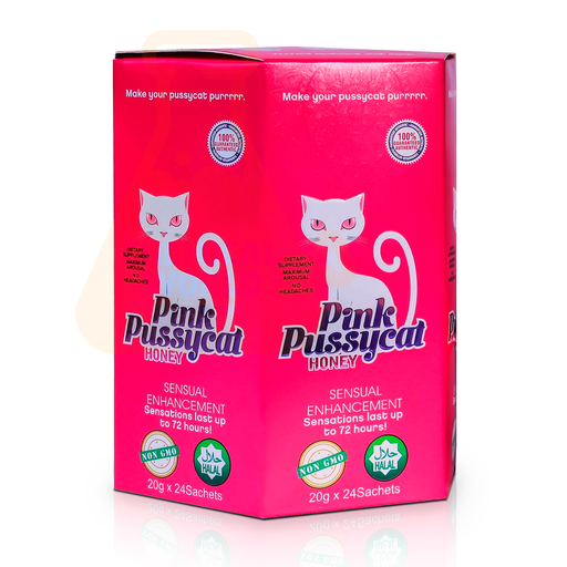 PINK PUSSYCAT HONEY 24CT BOX - (198608047524) UNIT - (198608047517) 
