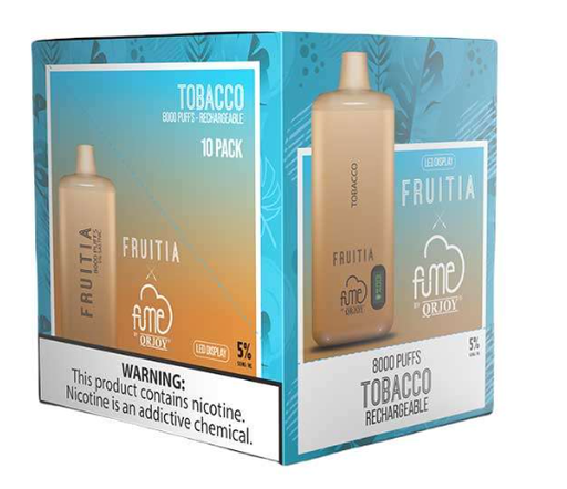 FumeFruitia 10pk 5% 8k Tobacco Box (850054524768)