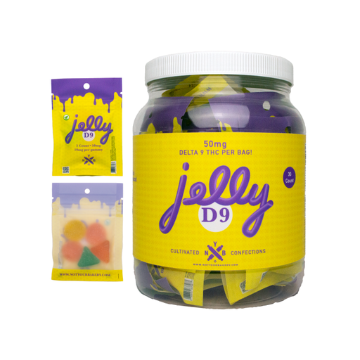JELLY D9 30CT-100 MG GUMMIES JAR
