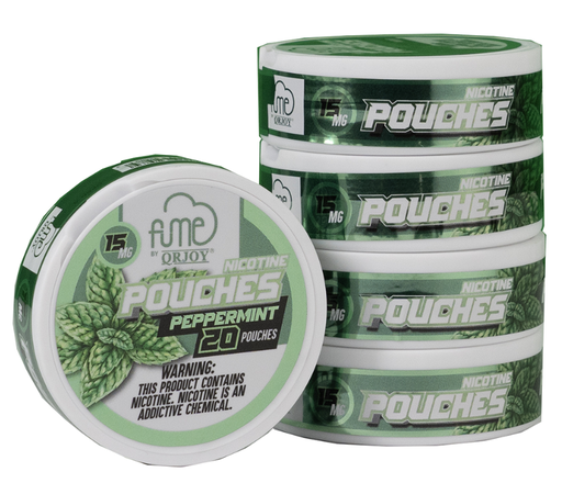 FumePouches 5pk 15mg Peppermint Roll (784300814733) Unit (782003325839)
