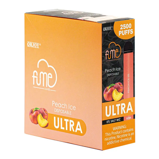 FumeUltra 10pk 5% 2.5k Peach Ice New Box (6974710145372) Unit (6974710144863)
