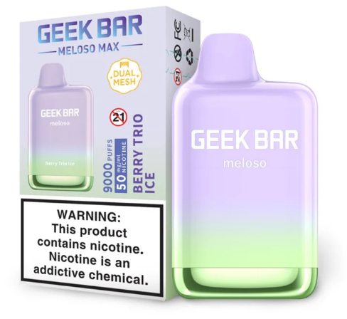 GeekBarMeloso 5pk 9k Berry Trio Ice Box (810125432378) Unit (810125432361)
