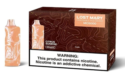 LostMary 5pk 5% Mo5k Citrus Sunrise Box (6941976211912) Unit (6941976211875)