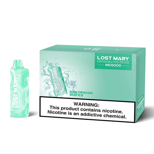 LostMary 5pk 5% Mo5k Kiwi Dragon Duo Ice  Box (5056716403593) Unit (5056716403548)