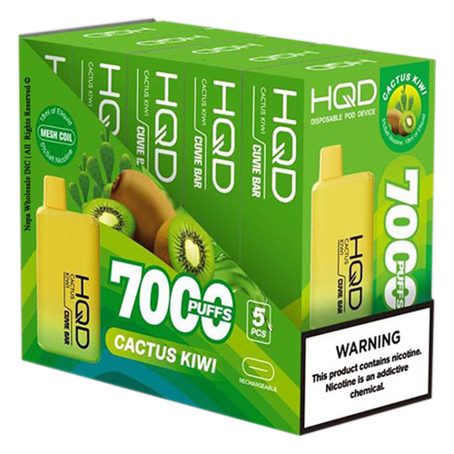 HqdBar 5pk 5% 7k Cactus Kiwi Box (6937105411414) Unit (6937105411261)