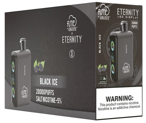 FumeEternity 5pk 5% 20k Black Ice Box (6941821724246) Unit (6941821724079)