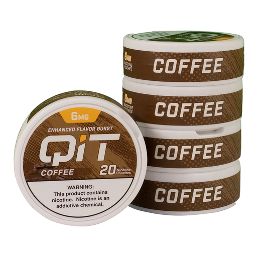Qit 5pk 6mg Coffee Roll (671891885139) Unit (671891884897)
