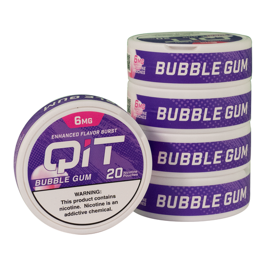 Qit 5pk 6mg Bubble Gum Roll (671891885153) Unit (671891884910)