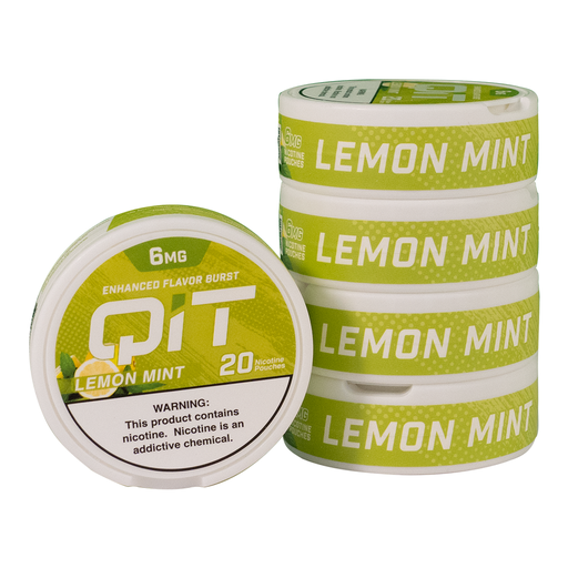 Qit 5pk 6mg Lemon Mint Roll (671891885160) Unit (671891884927)