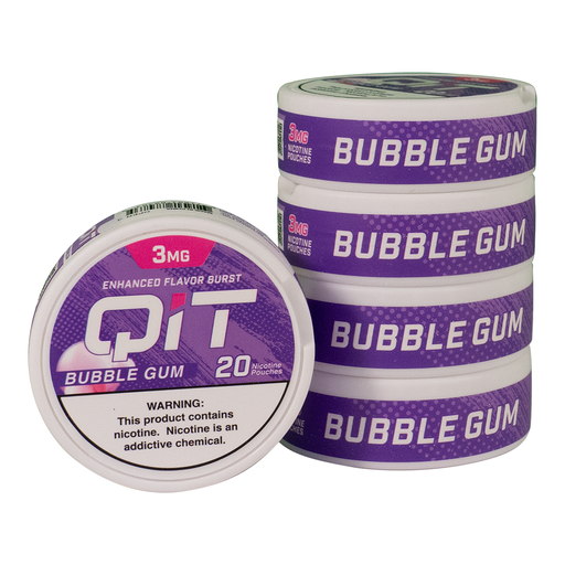 Qit 5pk 3mg Bubble Gum Roll (671891885078) Unit (671891884835)