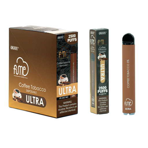 FumeUltra 10pk 5% 2.5k Coffee Tobacco Box (697330411719) Unit (6973304117184)