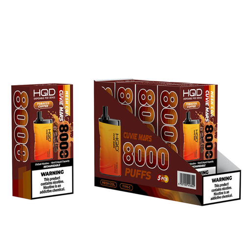 HqdMars 5pk 5% 8k Tobacco Coffee Box (6937105416822)
