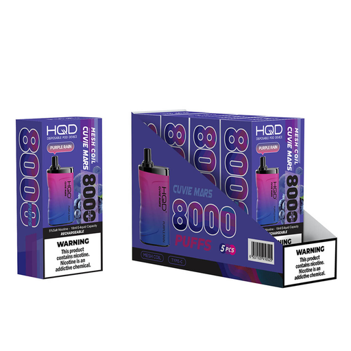 HqdMars 5pk 5% 8k Purple Rain Box (6937105416525)