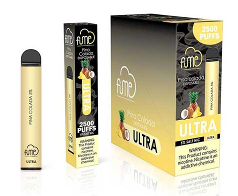 FumeUltra 10pk 5% 2.5k Pina Colada New Box (6974710145242) Unit (6974710144733)