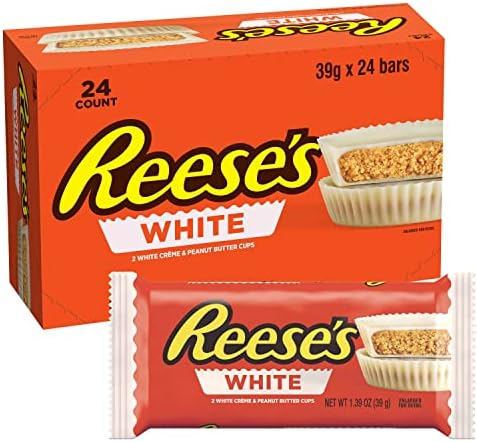 REESES CUP WHITE PEANUT BUTTER 1/24 (034000433698)UNIT (03402809)