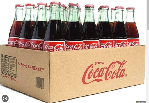 COCA COLA IMPORTED GLASS BOTTLE 24PK/12OZ (049000004632)