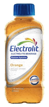 ELECTROLIT ORANGE 12PK/21oz BOX-(10887725000051) UNIT-(887725000054)