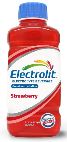 ELECTROLIT STRAWBERRY 12PK/21oz BOX-(10887725000037) UNIT-(887725000030)