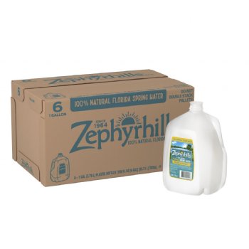 ZEPHYRHILLS 1 GALON SPRING WATER 1/6 (073430000148)