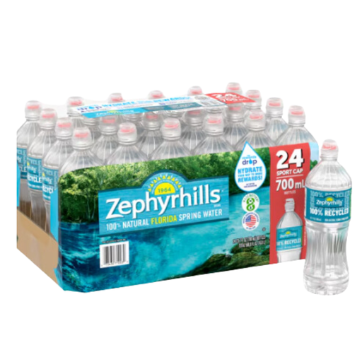 ZEPHYRHILLS 700 ML WATER 1/24 (073430710030)
