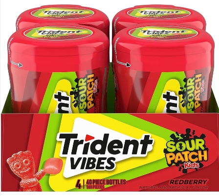 Trident Vibes 4pk 40ct Red Berry Box (012546014922)
