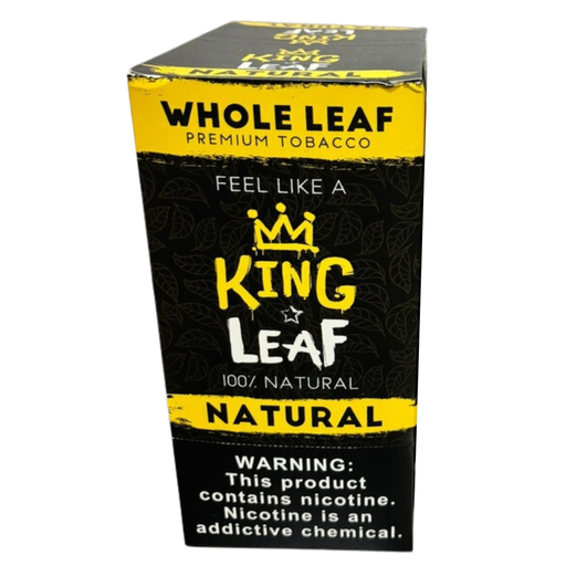 KING LEAF - KL NATURAL (10) WHOLE LEAF - BOX (742383810622)