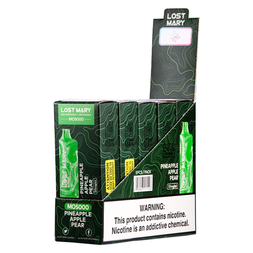 LostMary 5pk 5% Mo5k Pineapple Apple Box (6937643571526)