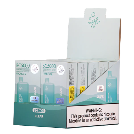 ElfBar Design BC5000 10pk 5% Clear Box (6941976239794)
