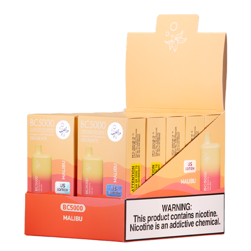 ⁠ElfBar Design BC5000 10pk 5% Malibu (6941976239862)