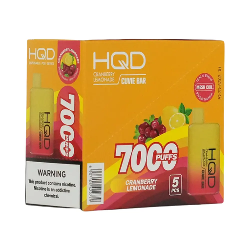 HqdBar 5pk 5% 7k Cranberry Lemonade Box (6937105422779) Unit (6937105422762)