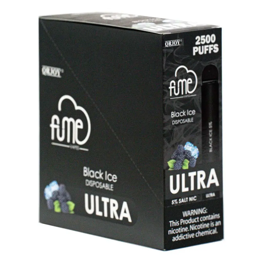 FumeUltra 10pk 5% 2.5k Black Ice New Box (6974710145457) Unit (6974710144948)
