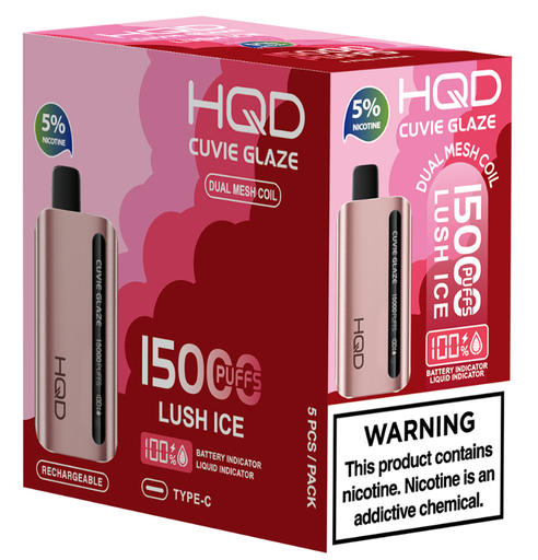 HqdGlaze 5pk 5% 15k Lush Ice Box (6937105473863) Unit (6937105473870)