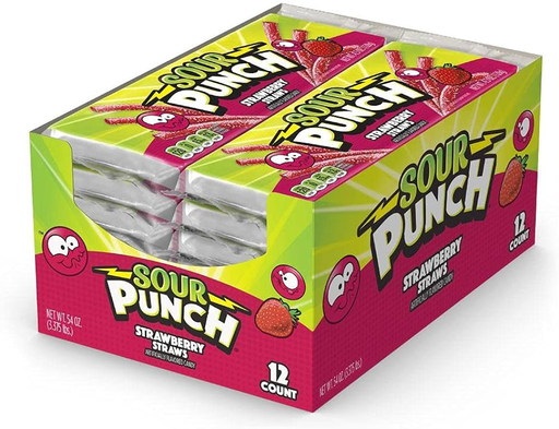 Sour Punch 12pk 54oz Strawberry Box (041364380537) Unit (041364080536)
