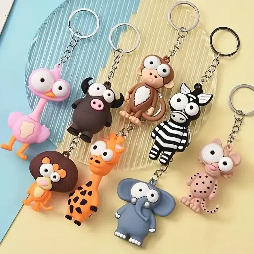 KEYCHAINS -  BIG DOLLS 8PK
