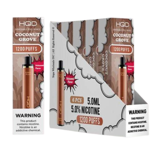 HqdCuvieplus 6pk 5% 1.2k Coconut Grove Box (6973826704985)