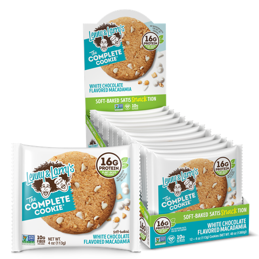 LENNY + LARRYS COOKIES WHITE CHOCO MACAD 1/12