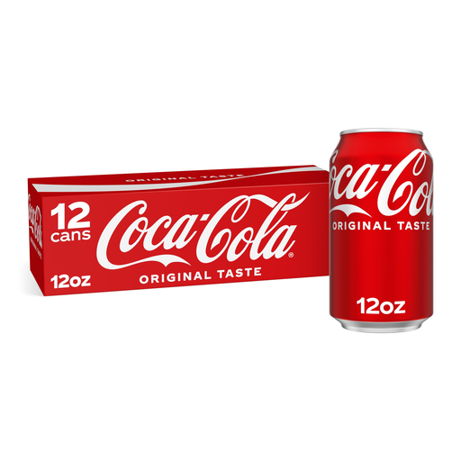 COCA COLA 12 OZ CAN REGULAR 2-12 PACK (049000028904)