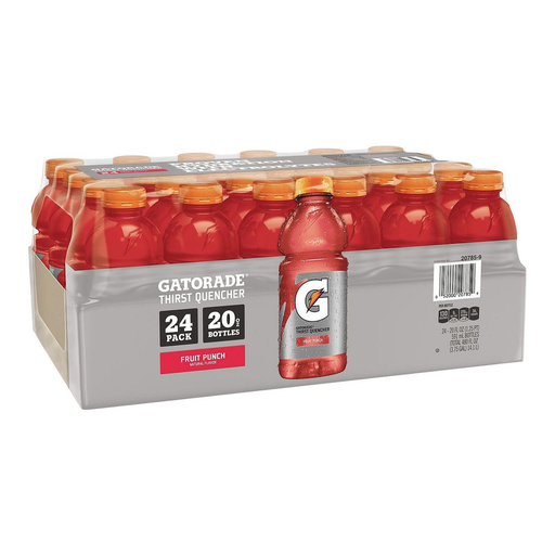 GATORADE 20 OZ FRUIT PUNCH 1/24 UNIT (052000208061)