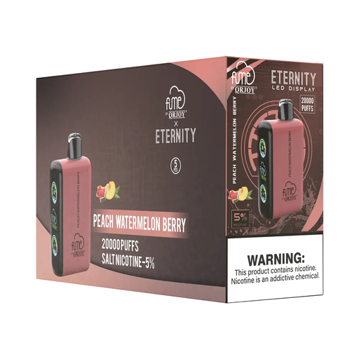 FumeEternity 5pk 5% 20k Peach Watermelon Berry Box (6941821724284)