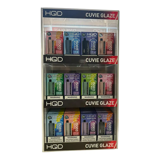 HQD CUVIE GLAZE DISPLAY 60 PCS ASSORTED FLAVOR