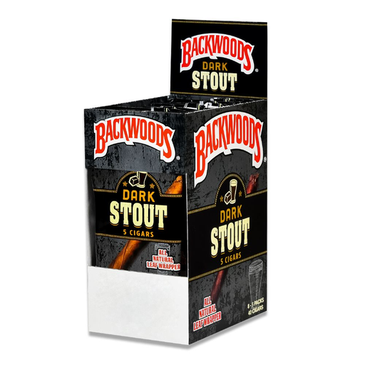 BACKWOODS DARK STOUT 8PK/40CT BOX-(071610302730)