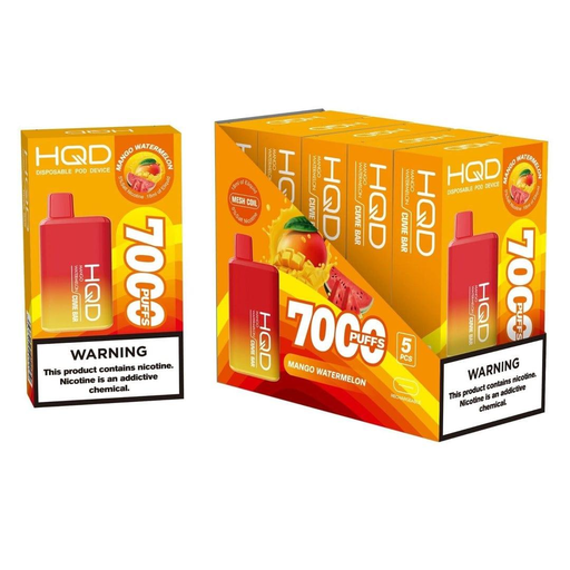 HqdBar 5pk 5% 7k Mango Watermelon Box (6937105411322) Unit (6937105411179)