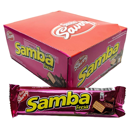 Samba 20pk 32g 1.12oz Strawberry Box (7591016173435) Unit (7591016873434)