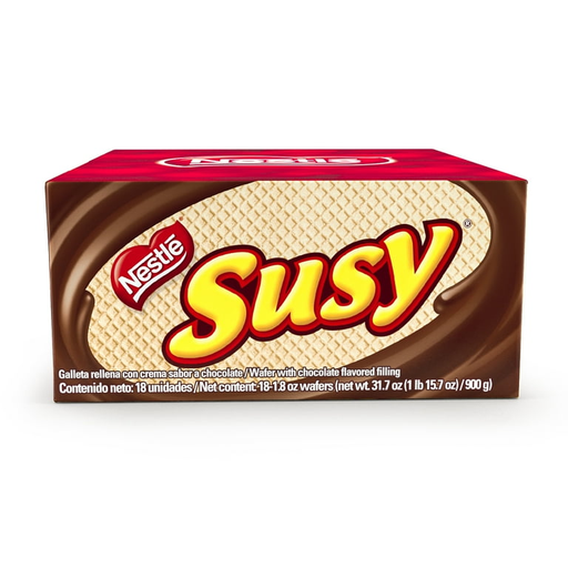 Susy 18pk 50g 1.76oz Wafer Box (7591016171066) Unit (7591016871065)